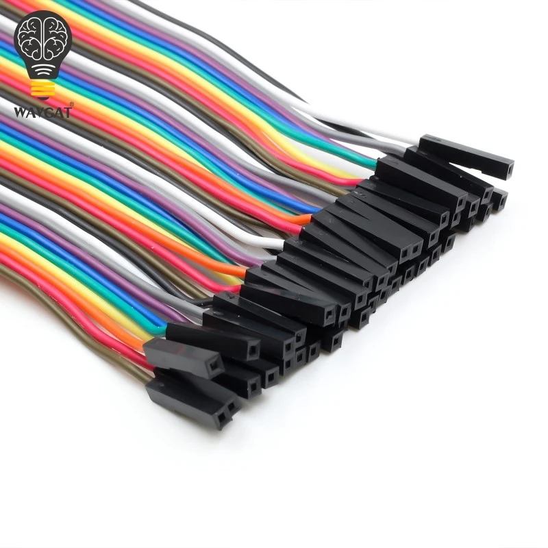 WAVGAT Dupont line 120pcs 30cm male to + female and jumper wire cable for Arduino | Электронные компоненты и