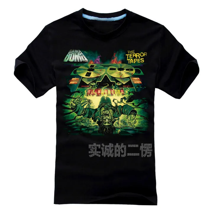 5 дизайнов фирменная рубашка в стиле Харадзюку С Гамой-бомбой рок 3D ММА Череп