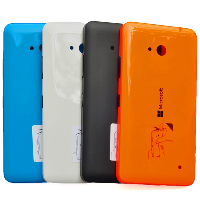 

BINYEAE New Original Plastic Battery Cover For Nokia Microsoft Lumia 640 Rear Housing Back Case Door With Side Buttons