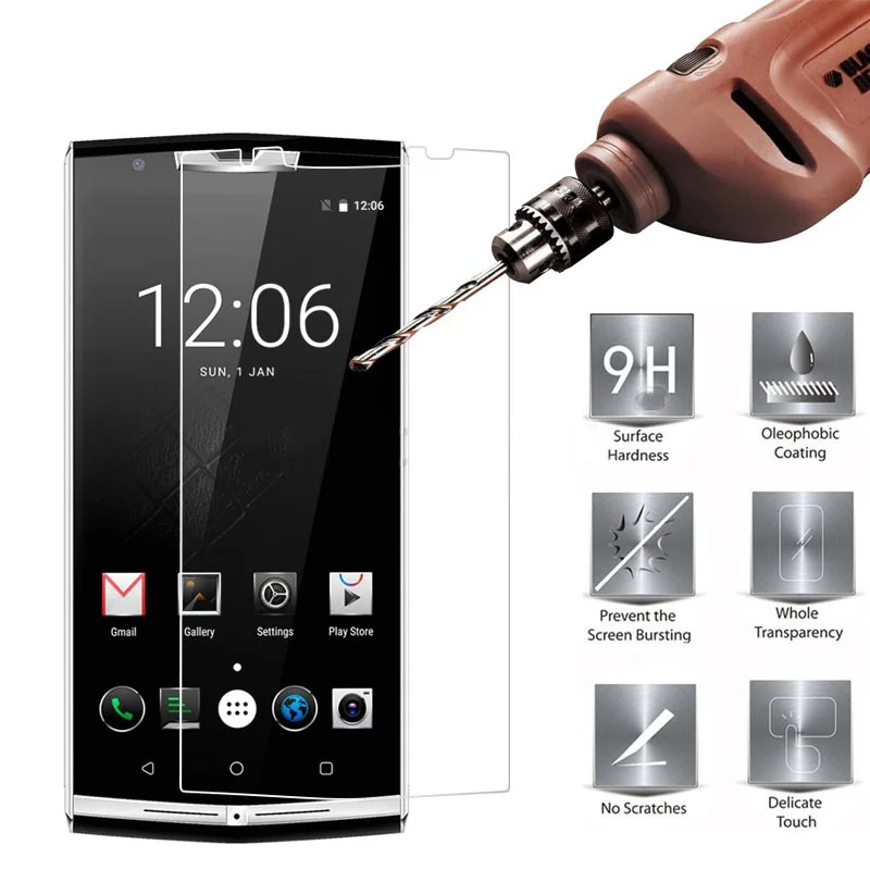 EXUNTON 2 шт Супер прозрачное закаленное стекло против царапин для Oukitel K10000 Pro K10000Pro 2.5D