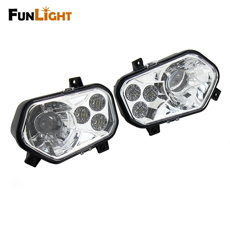 Бесплатная доставка передняя фара POLARIS RZR для 570 S 4 800 XP 900|headlight jetta|headlamp conversionheadlight