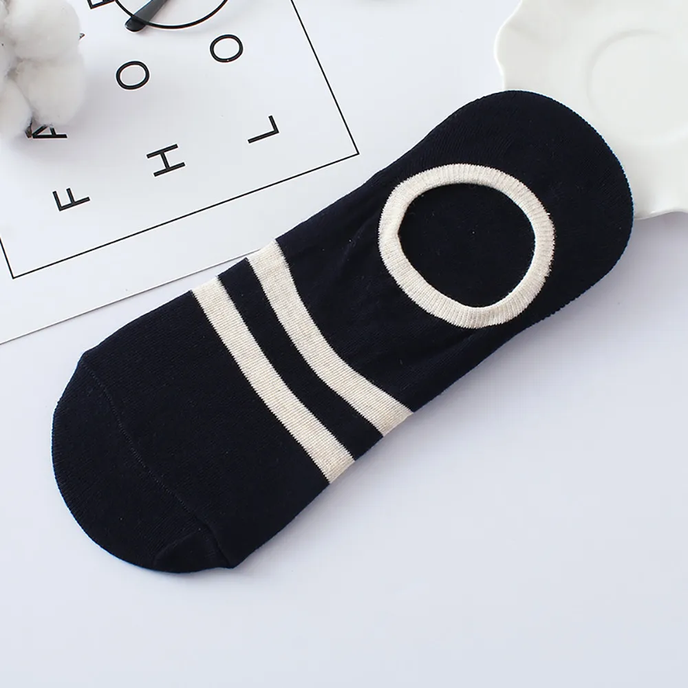 1 пара женские хлопковые носки неглубокие невидимые силиконовые Нескользящие