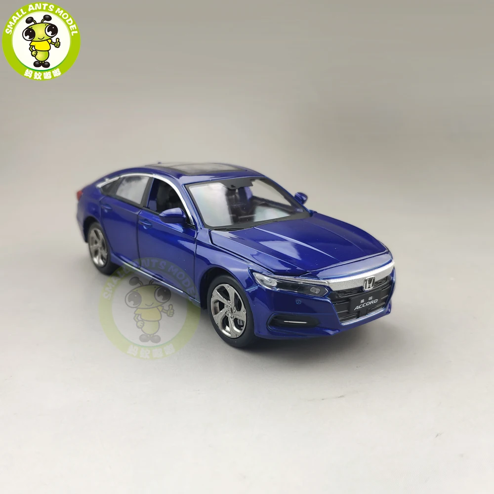 1/32 JACKIEKIM Accord 10th седан литая под давлением Модель автомобиля игрушки для детей Детское звуковое освещение Вытяните назад Подарки для мальчиков девочек