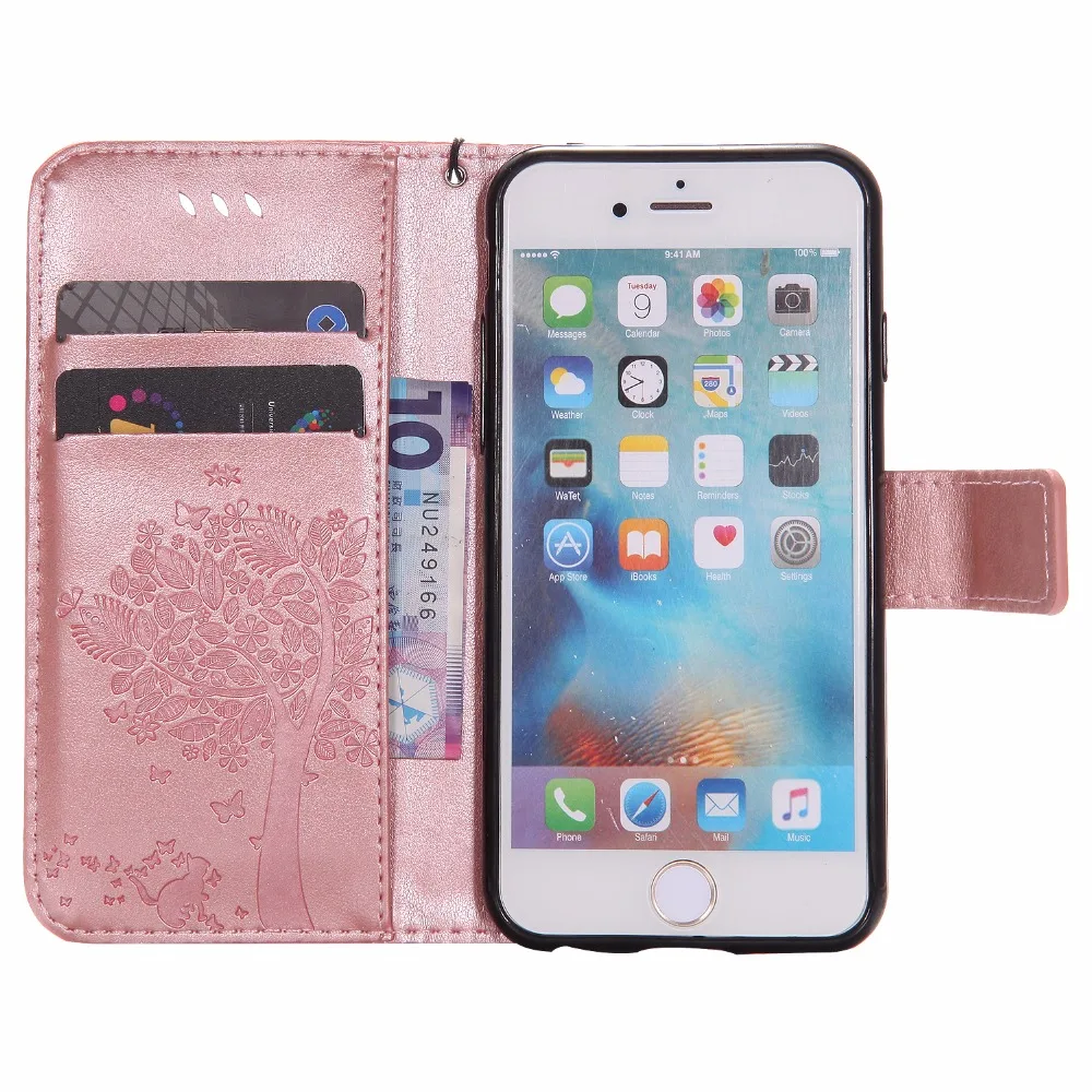Кожаные чехлы для iPhone X, 8, 7 Plus, 4, 4S, 5C, 5S, SE, 6 S, ретро чехлы для телефонов, iPod Touch, 5, 6