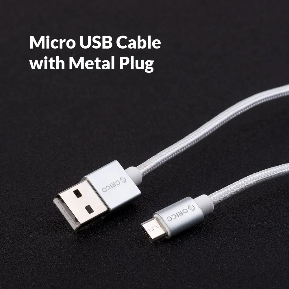 USB кабель для зарядки и передачи данных ORICO нейлоновый плетеный провод