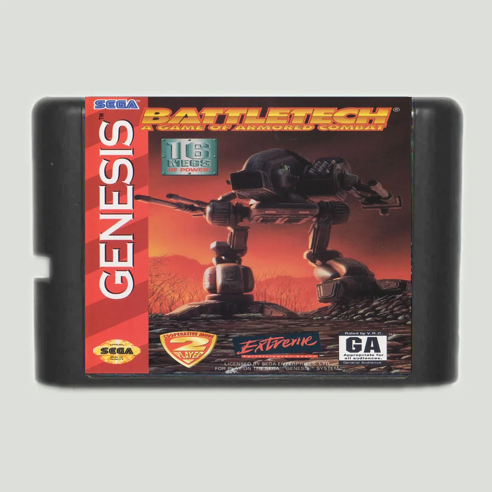 Battletech 16 бит MD карточная игра для Sega MegaDrive Genesis игровой консоли | Электроника
