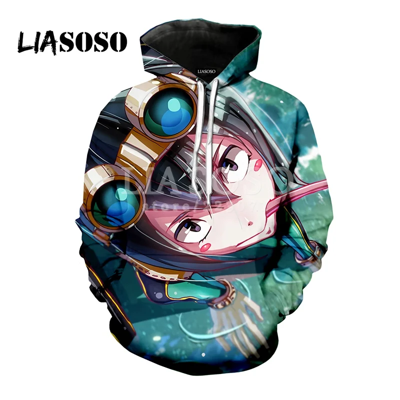 LIASOSO осенняя Новинка мужская женская модная толстовка 3D принт аниме My Hero Academy с
