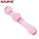 Анальные шарики из фаллоимитатор искусственный пенис стекла Pyrex, Анальная пробка, массажер простаты, игрушки для женской мастурбации точки G, интимные игрушки для женщин