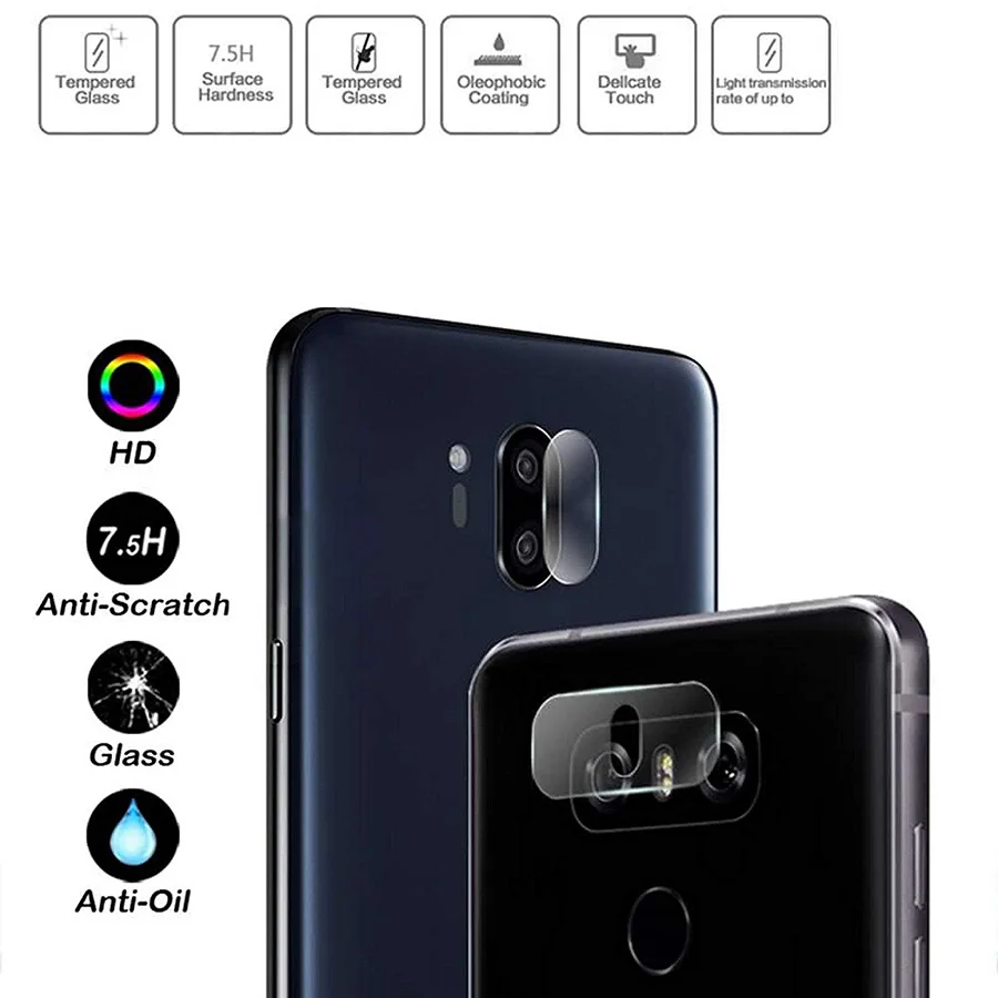 2.5D прозрачная задняя крышка объектива камеры закаленное стекло для LG G7 G6 G5 SE V40 V35