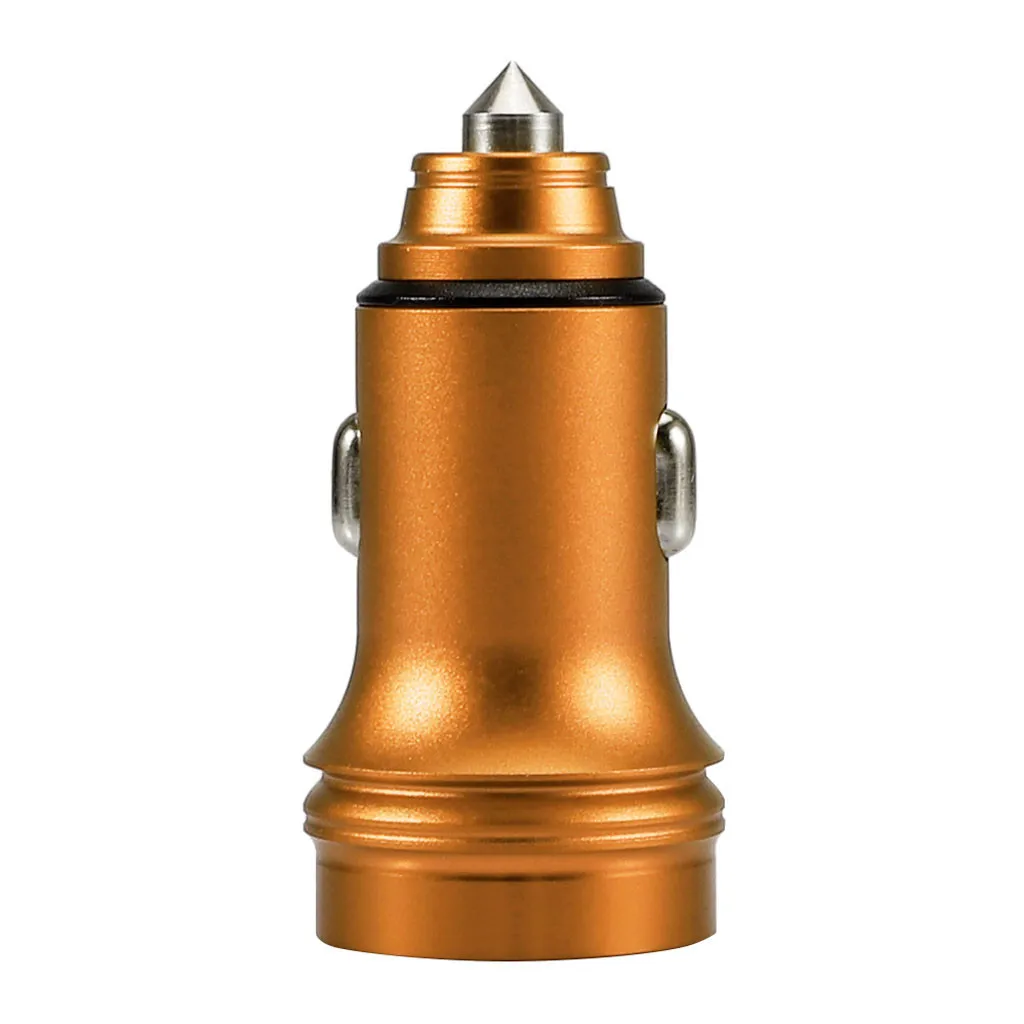 4 вида цветов автомобильное зарядное устройство 5 В/2а/1А с двумя usb портами