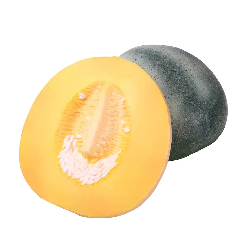 HIINST милые игрушки пушистые Squishies Squeeze Jumbo супер гигантские мягкие канталупы медленно поднимающаяся сжимающая игрушка для снятия стресса MJ1025