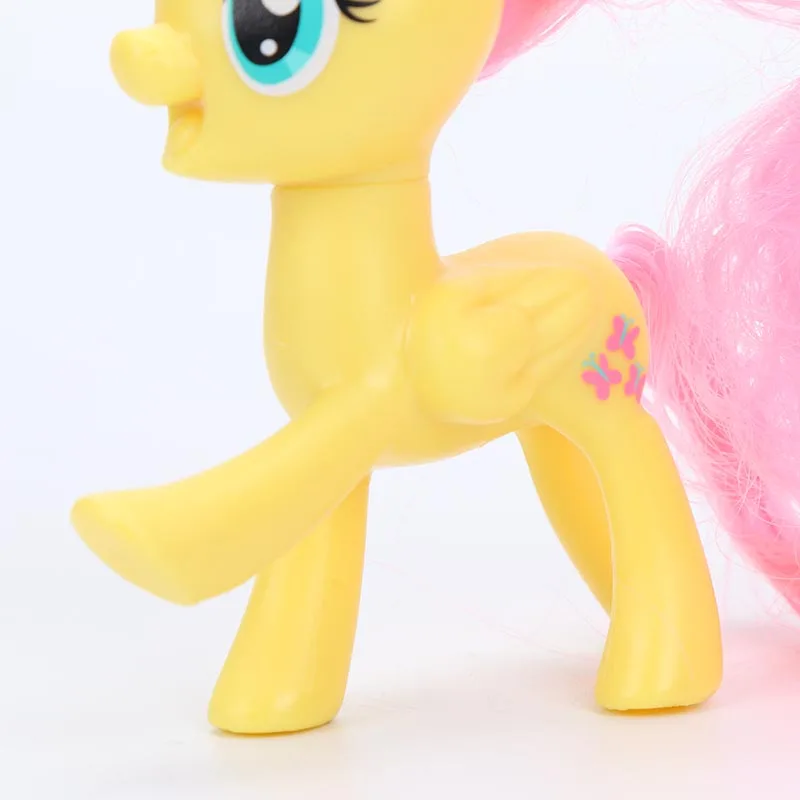4 шт./компл. дружба-это чудо игрушки My Little Pony всех цветов радуги; платье Эпплджек маленькие пони: чирайли ПВХ экшн статуэтки коллекционные модели