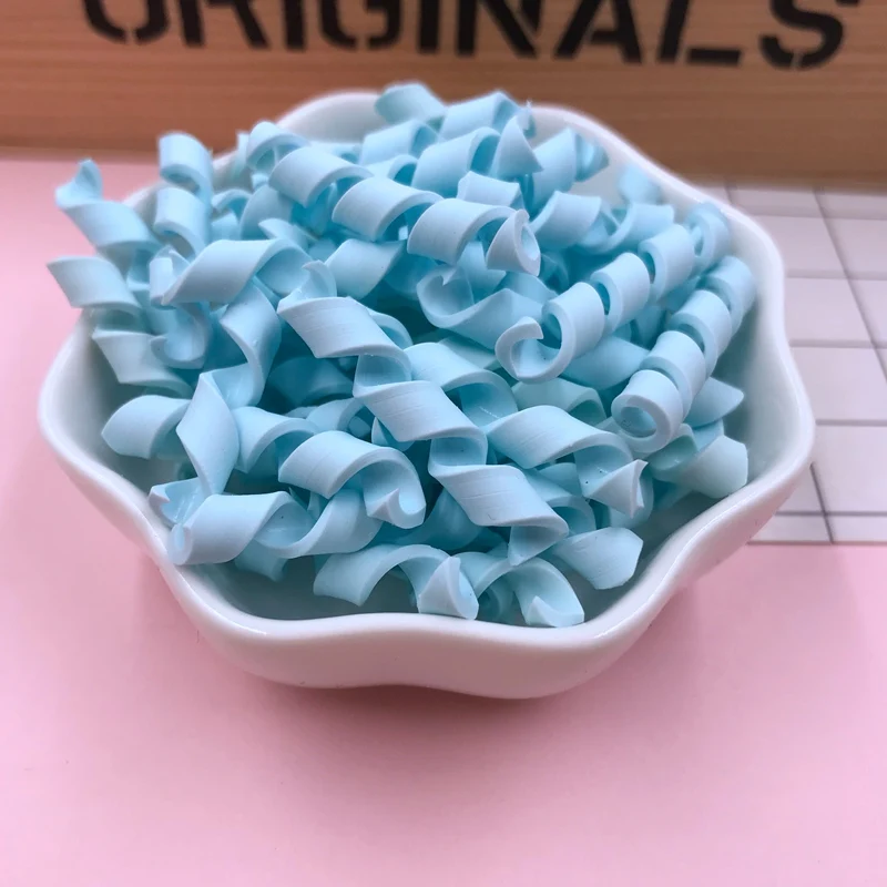 blue Горячая милые кавайные Зефир, глиняные вихревые конфеты для рукоделия, украшения для телефона, скрапбукинг, сделай сам - Цвет: blue