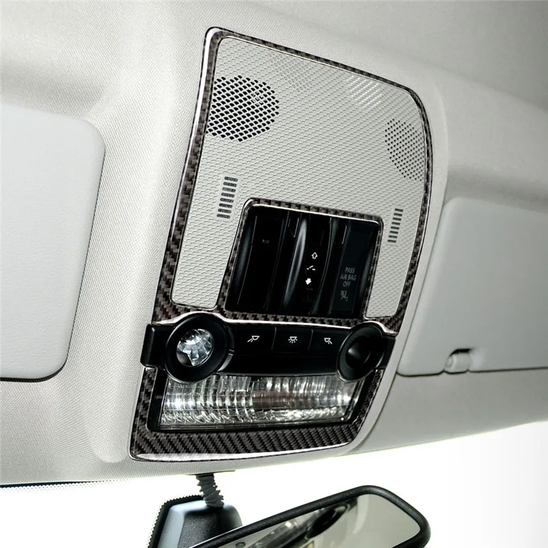 Для Bmw E70 E71 X5 X6 2008 2013 углеродное волокно чтение светильник купол Панель