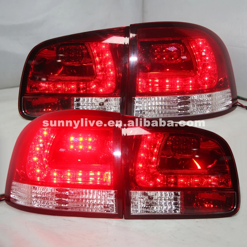 2003-2009 год для VW Touareg светодиодный Светодиодный фонарь красный белый Cololr |