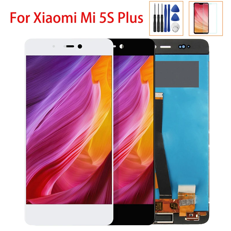 Оригинальный 5 7-дюймовый ЖК-дисплей для Xiaomi MI5S Plus Mi 5S + сенсорный экран дигитайзер