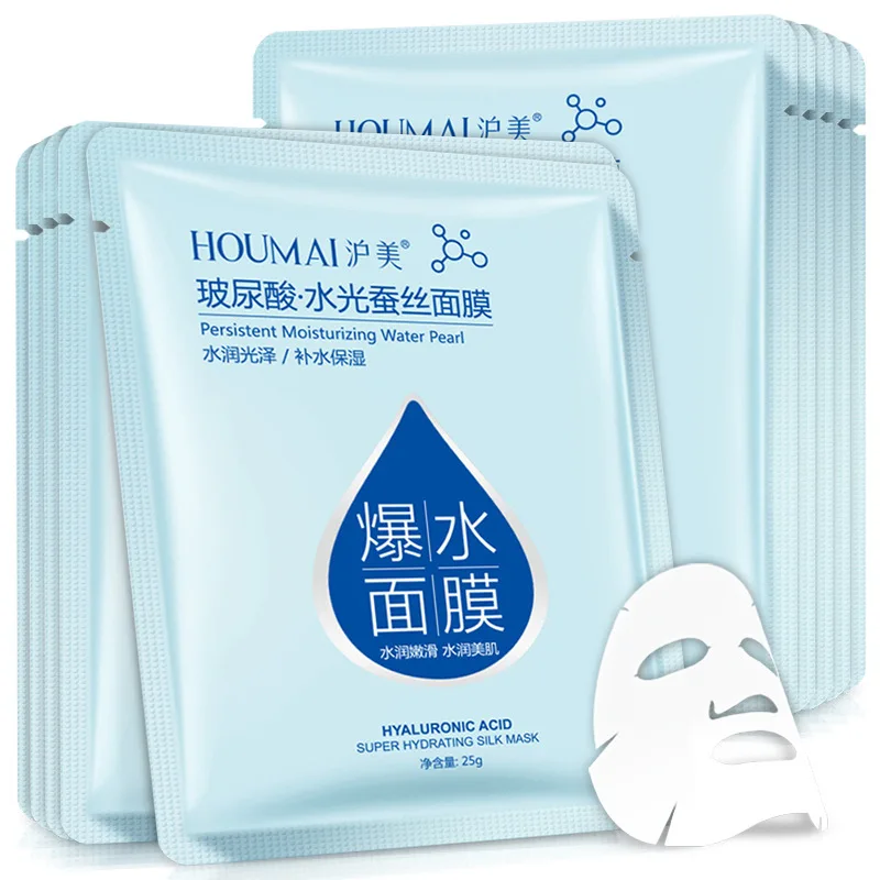 Маска для лица с гиалуроновой кислотой корейский лист увлажняющая маска уход за