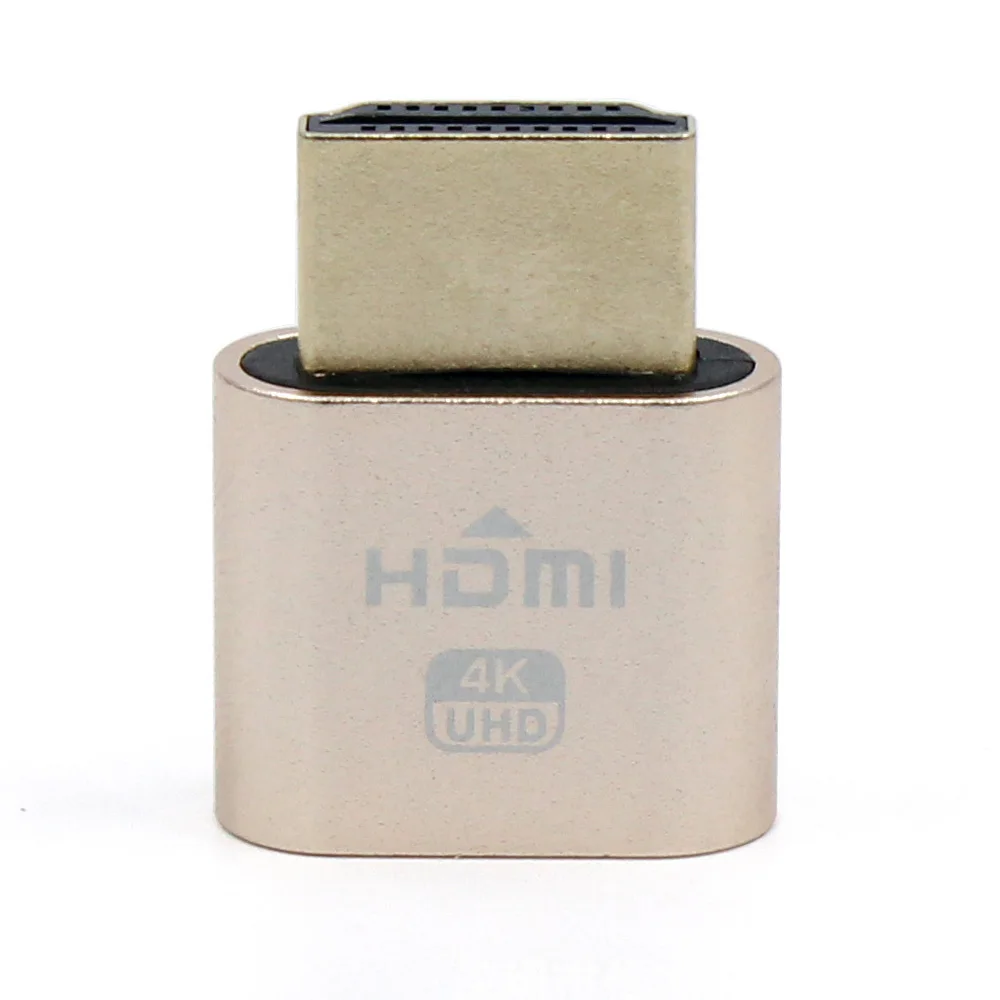 VGA виртуальный дисплей адаптер HDMI 1 4 DDC EDID заглушка Безголовый призрак эмулятор