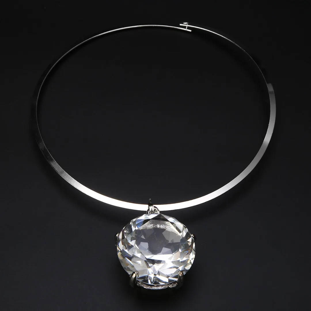 Shellhard модное супер огромное хрустальное ожерелье Огромные большие украшения