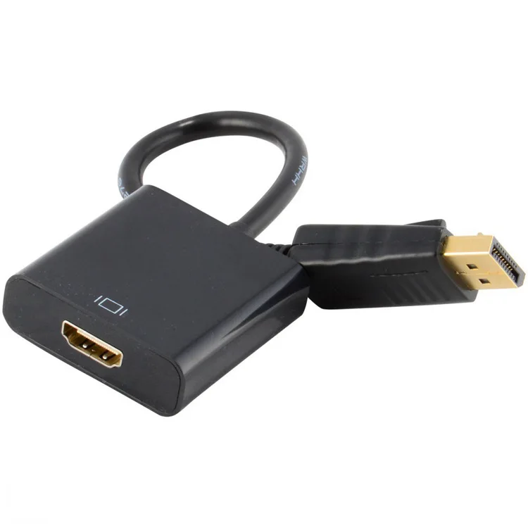 Ausuky 1 шт. адаптер Displayport DP к HDMI кабелю Male женскому конвертеру Кабель для ПК