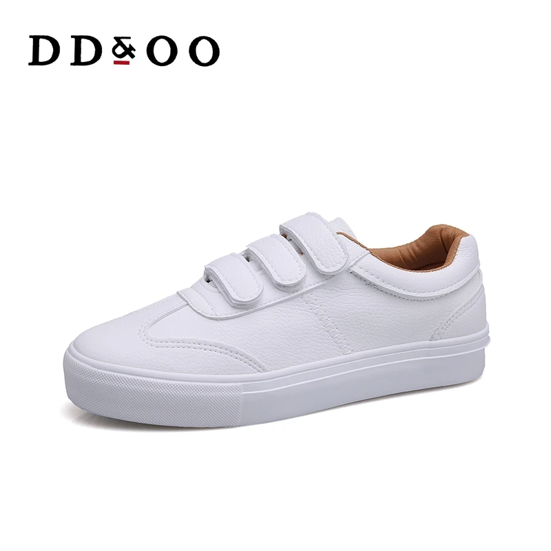 2018 New Fashion Shoes Woman Casual High Heel Platform Solid PU Leather Cotton Women White Sneakers | Обувь