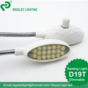 Бесплатная Shipping 2pcs/лот D19T 1w аксессуары для шитья с регулируемой яркостью