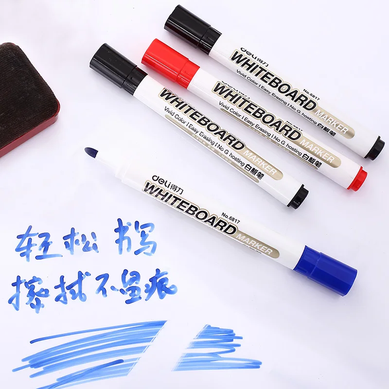 10 шт./кор. 3 цветная комбинированная сухая стираемая доска для письма маркерами