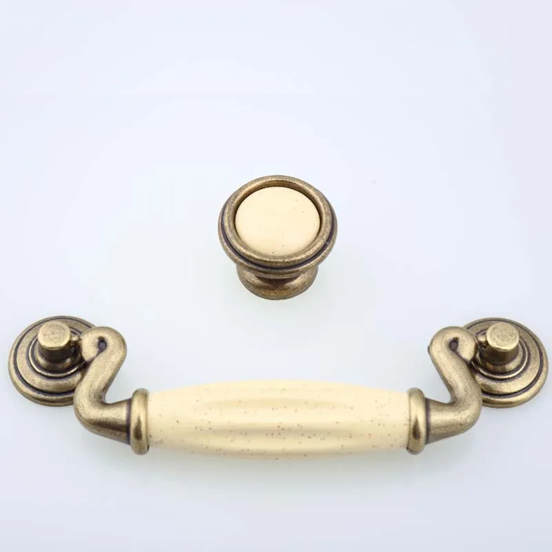 Керамические каплевидные кольца 115 мм 57 в винтажном стиле ручка для мебели