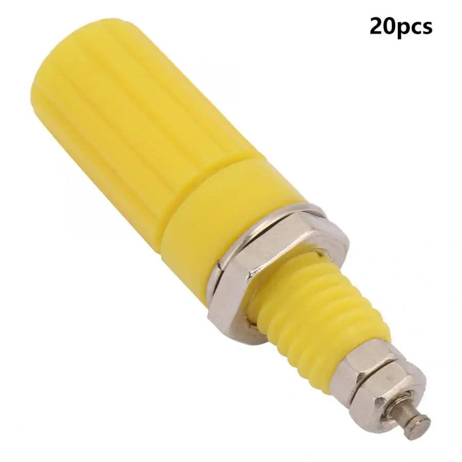 Кабельный разъем 20 шт. 4 мм удлиненная подвязка штекер из сплава панель терминал