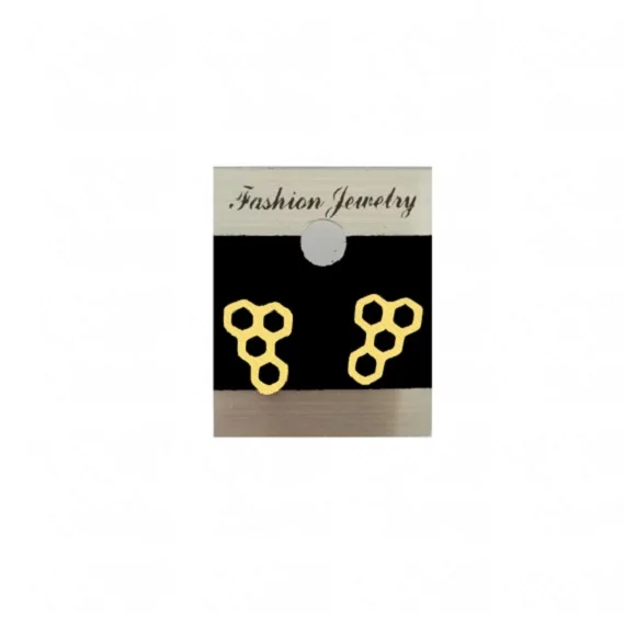 Женские серьги пусеты DIANSHANGKAITUOZHE с шестигранной застежкой|cute gold earrings|stud earringsstud