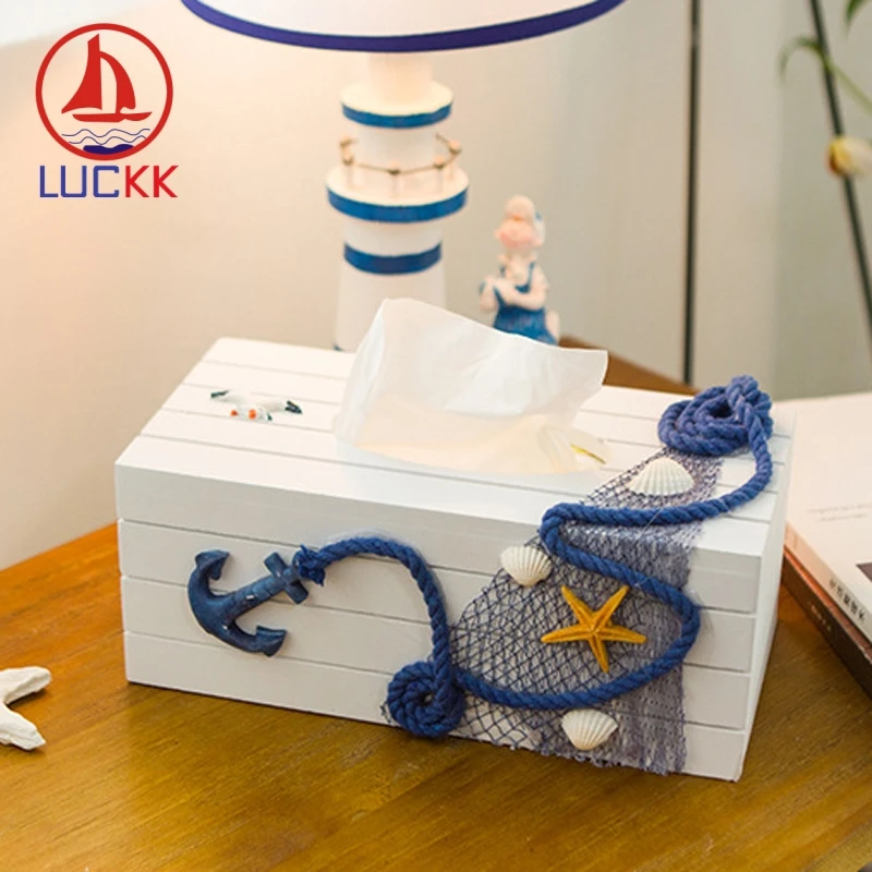 Деревянная коробка для салфеток LUCKK ручной работы 24 см | Дом и сад