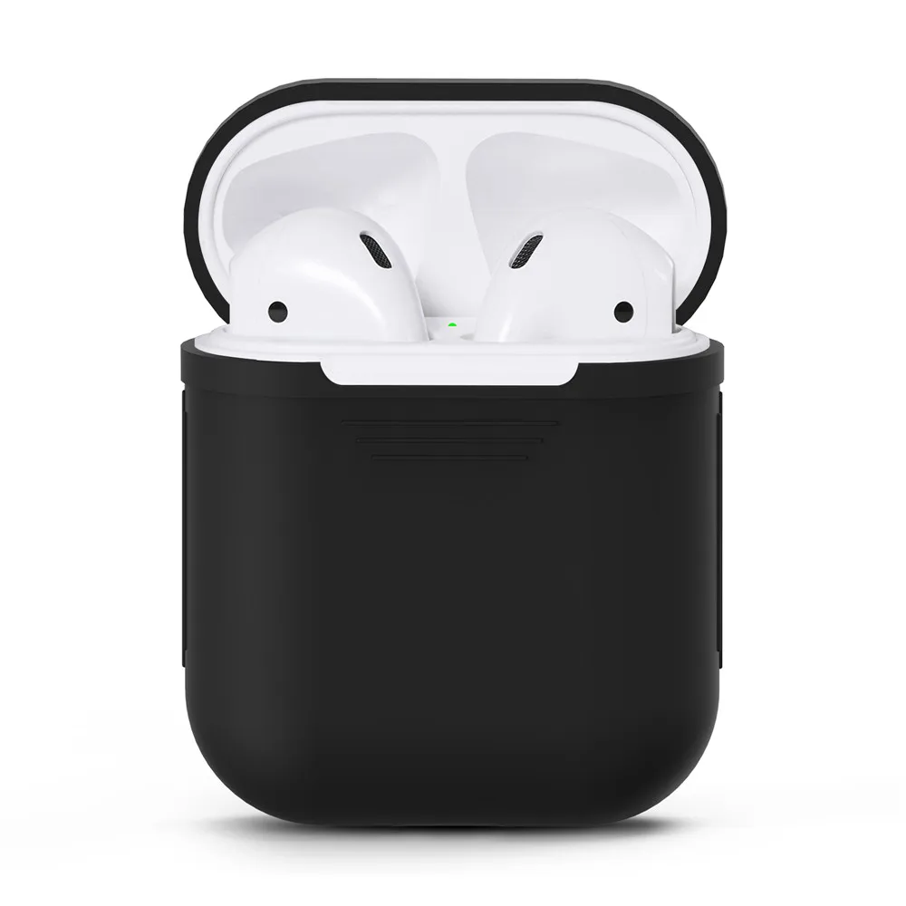 Haissky Мягкий силиконовый чехол для Apple Airpods Air Pods Защитный противоударный