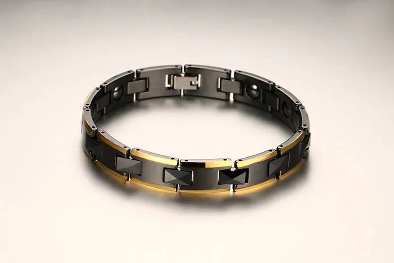 2020 Лидер продаж мужские браслеты из керамики здоровые модные для мужчин черные