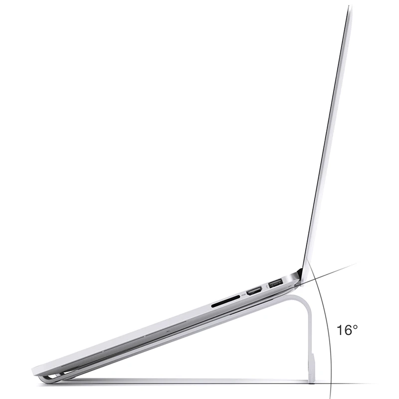 Алюминиевый держатель для ноутбука охлаждающая подставка для MacBook Air Pro 13 Pro настольная док-станция кронштейн для дома/офиса 11-1" ноутбук