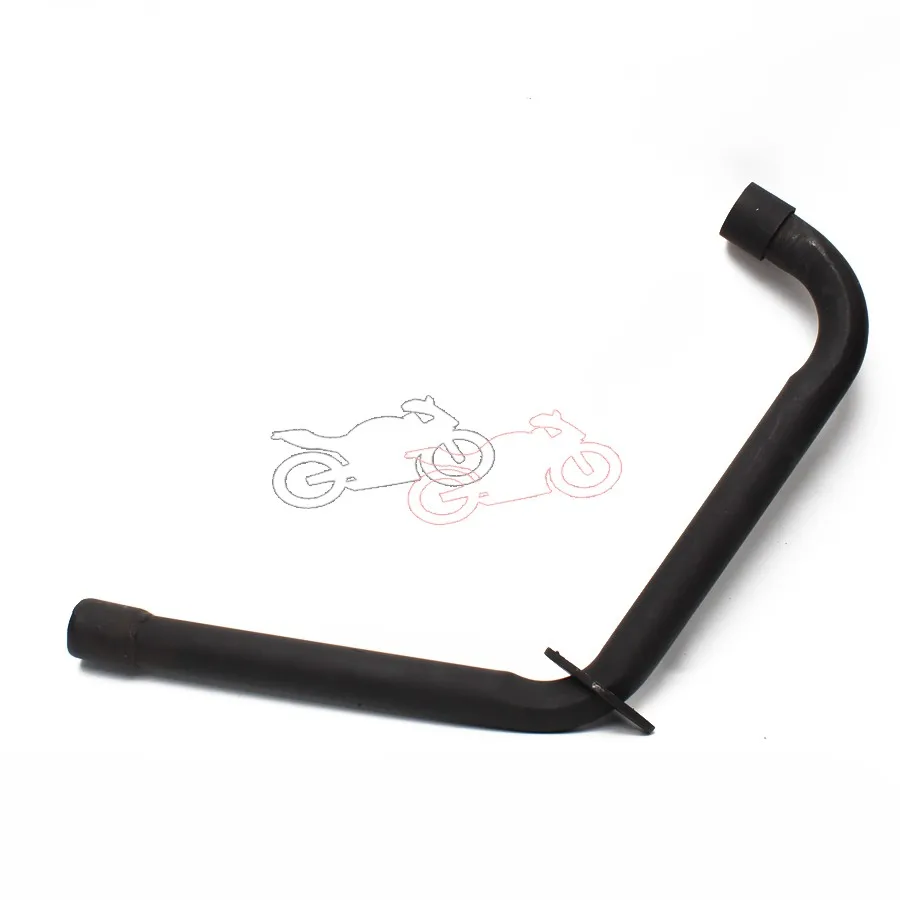 1pc Black Metal Cafe Racer Vintage Motorcycle Modified Exhaust Systems Muffler Silencer Front Pipe For Honda CG125 WY125 | Автомобили и
