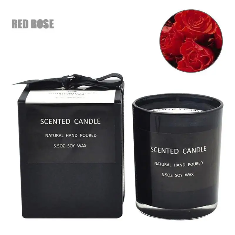 Zumalong Red Rose Ароматические свечи подарок ко дню матери ароматические свечи для женщин помощь спокойный сон Свадебные праздничное украшение для вечеринок - Цвет: Zumalong Red Rose