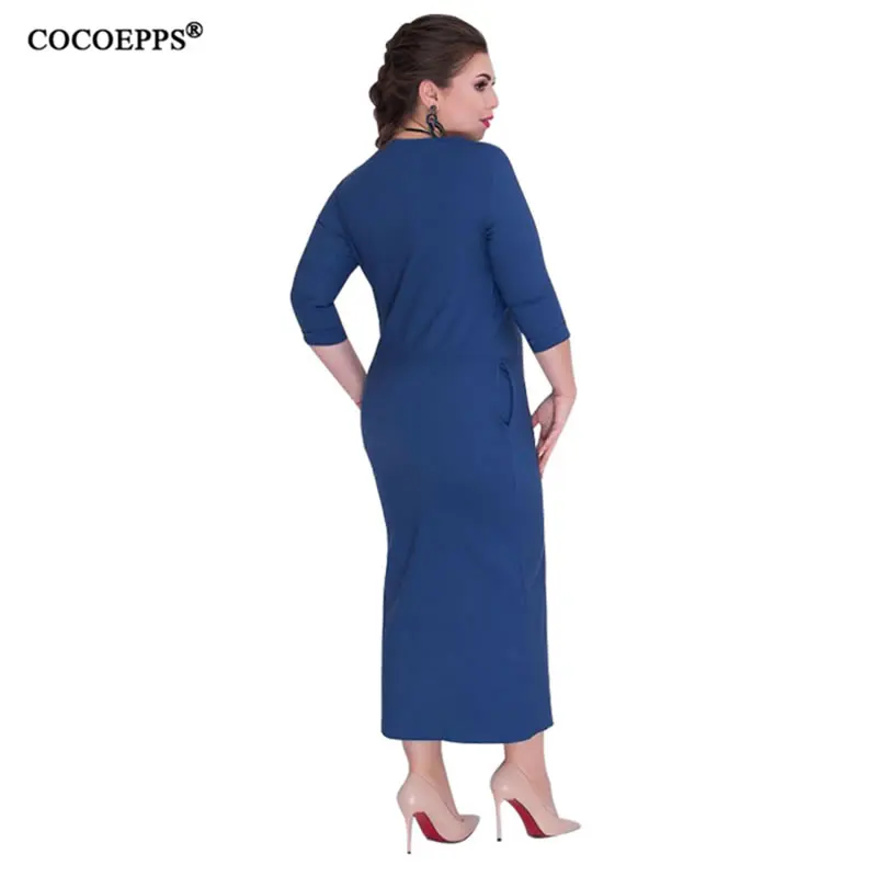 Женское облегающее платье COCOEPPS элегантное большого размера плюс 5xl 6xl вечерние