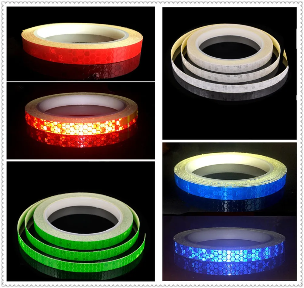 

1cmX800cm truck car motorcycle bicycle reflective tape sticker for YAMAHA YZF 600R Thundercat R1 R6 R25 R3 FZ1 FAZER FZS 1000S