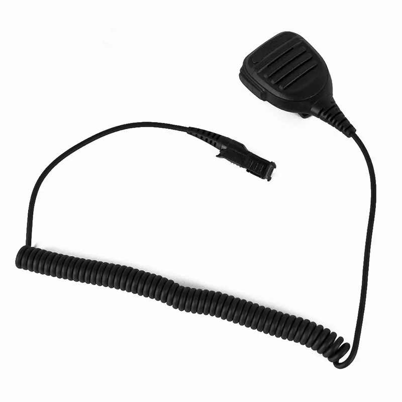 Handfree microphone speaker for motorola XiR P6600 XiR P6628 E8600 DP2000 DEP550 XPR3300 XPR3500 etc with 3.5mm extra jack