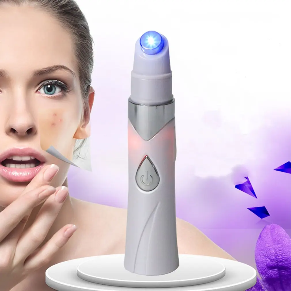 Синий светильник терапия акне лазерная ручка подтяжки кожи пор усадочный