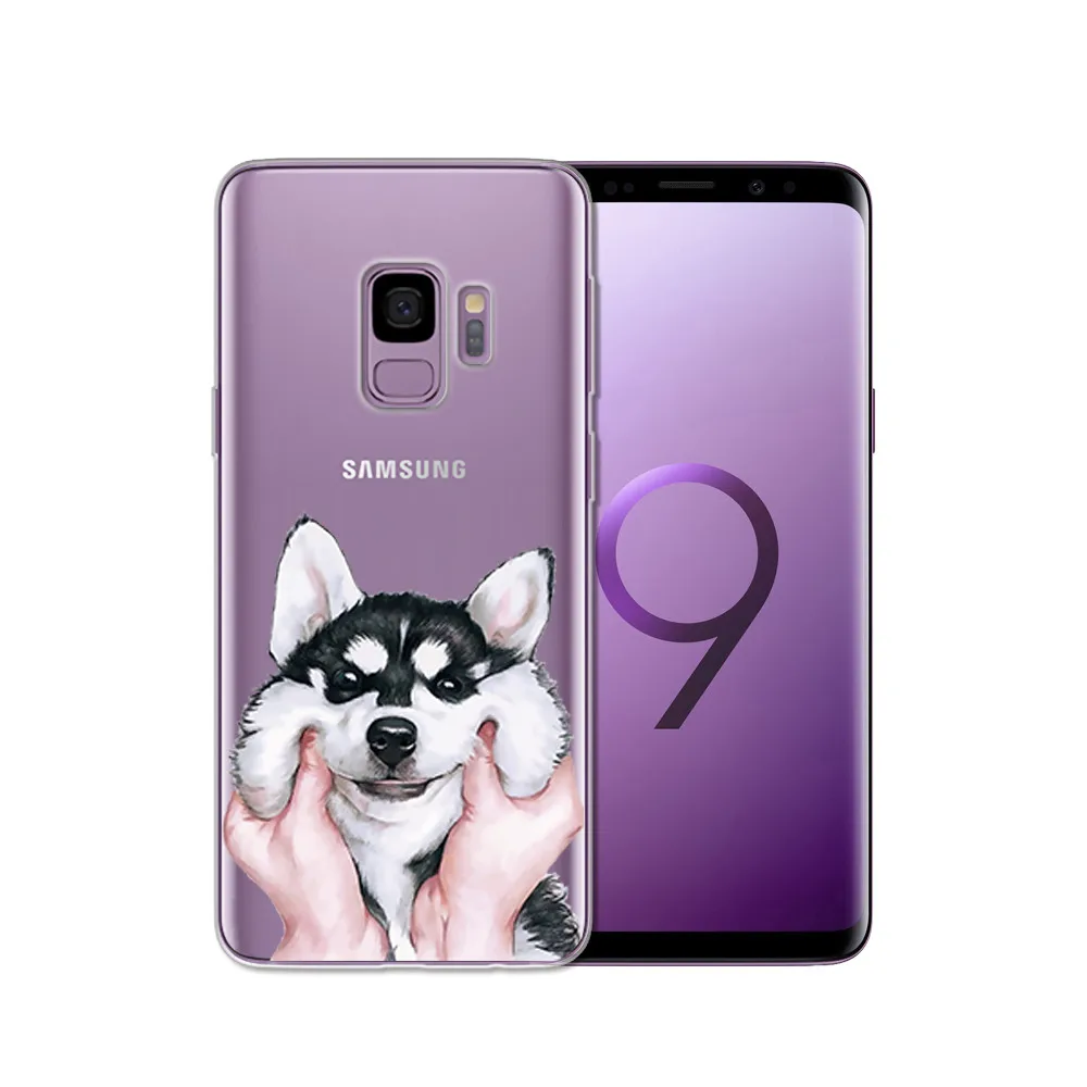 09 Чехол из ТПУ с рисунком для samsung Galaxy S9 S9 Plus, силиконовый чехол для телефона samsung S7 Edge, S8, S8 Plus, S10, прозрачный чехол - Цвет: 09