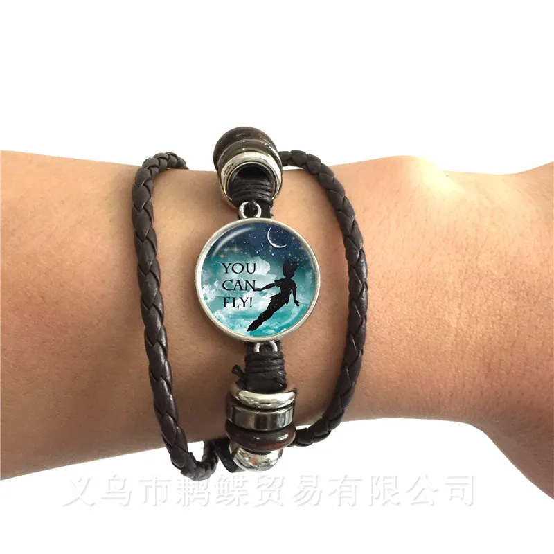 Мультяшный браслет с аниме Питер Пэн никогда не вырастет неверланд для мальчиков