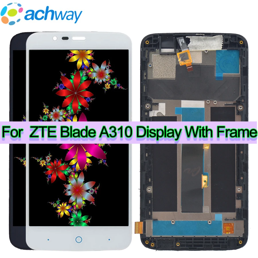 Оригинальный ЖК дисплей 5 0 дюйма высокого качества ZTE Blade A310 сенсорный экран