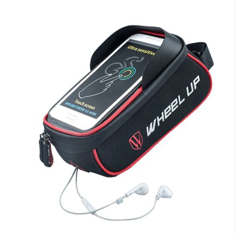 Непромокаемые спереди трубки Велоспорт велосипед мешок 6 0 &quotсенсорный экран