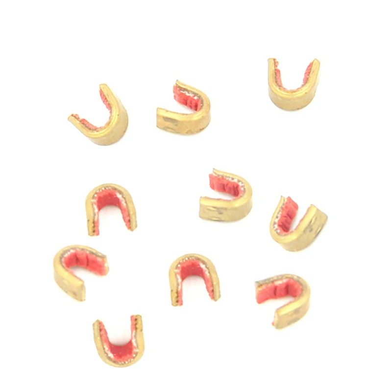 10 шт. стрела для стрельбы из лука бант зажим пряжки набор медная ножка точка