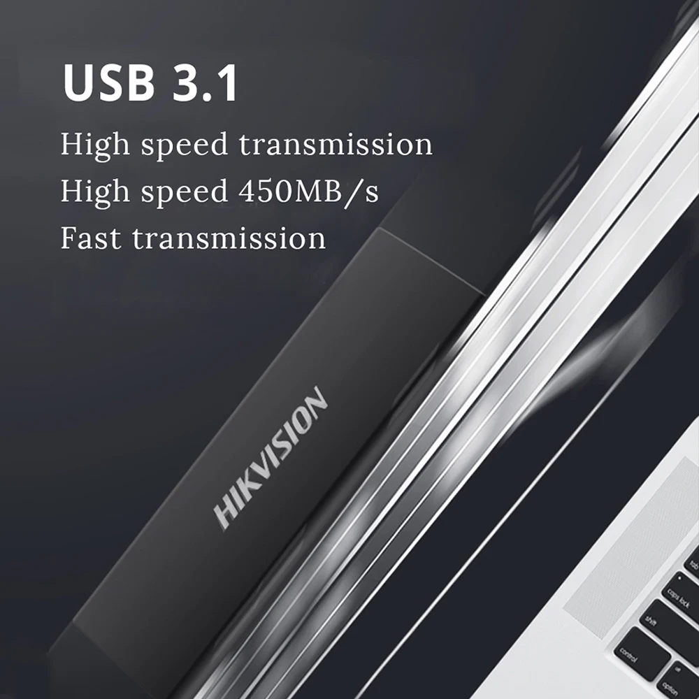 HIKVISION внешний ssd портативный SSD USB 3.1 type C 1 ТБ 512GB TLC твердотельный накопитель для