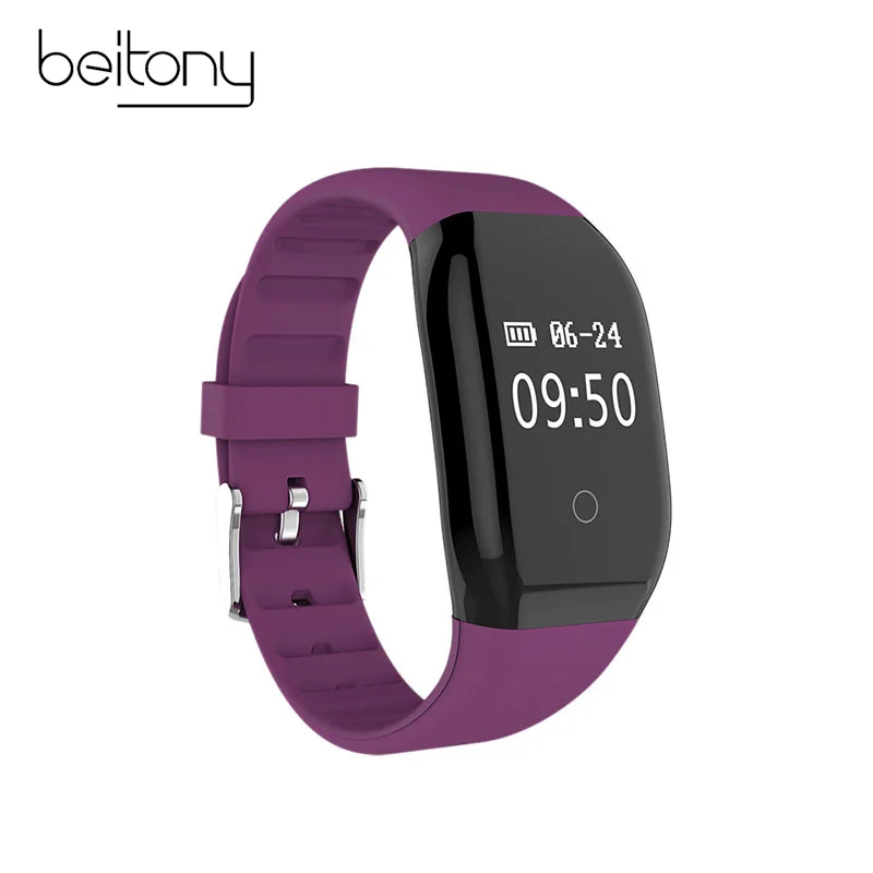 Beitony Smart Watch Oxygen Bracelet Band Pulsera Actividad Waterproof Heart Rate Activity Monitor Fitnes 608HR | Электроника