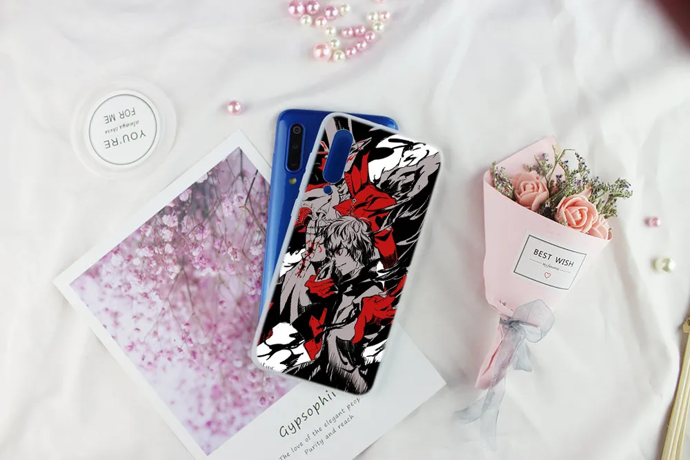 Чехол для телефона Persona 5 мягкий Xiaomi 9 8 A2 A3 lite Mi 9t CC9 9se 5X 6 10 Max3 6X Note10 Pro|Бамперы| |
