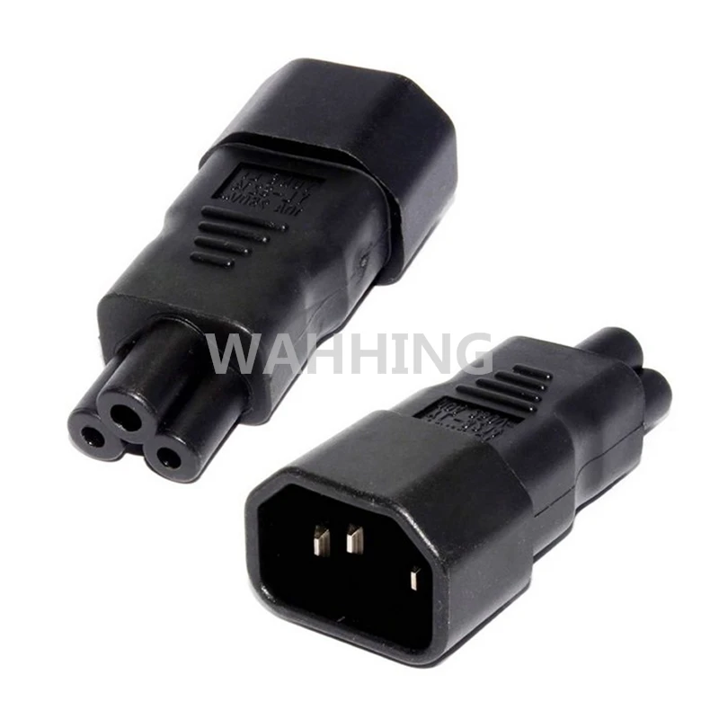 

Universal Power Adapter IEC 320 C14 to C5 Adapter Converter C5 to C14 AC Power Plug Socket 3 Pin IEC320 C14 Connector HY1093