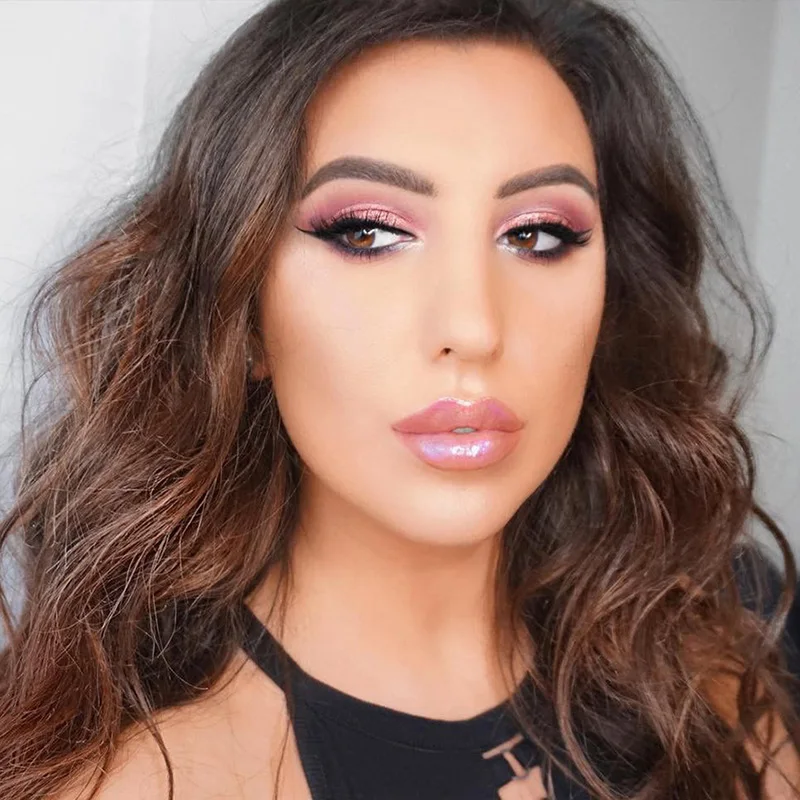 3 мл! Бесплатная доставка! Блестящие жидкость для губ голографическая